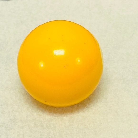 Vintage Replacement Billiard Pool Solid Yellow Number 1 Ball 2.25" Diameter - Picture 4 of 6